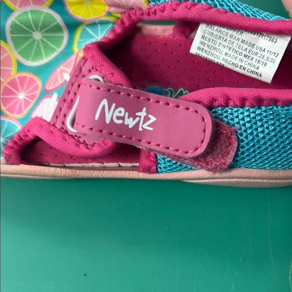 Vibrant Pink and Blue Water Shoes with Cushioned Footbed